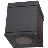 Trade Shop Traesio - Trade Shop - deckenstrahler led GU10 lampe quadratisch aussen wasserdicht IP65 - Schwarz von TRADE SHOP TRAESIO