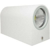 Trade Shop Traesio - Trade Shop - doppellicht led wandleuchte 10W schwarz weiss up down wandleuchte AUßENSCHEINWERFER - Weiß Trade Shop Traesio - Trade Shop - doppellicht led wandleuchte 10W schwarz weiss up down wandleuchte AUßENSCHEINWERFER - Weiß von TRADE SHOP TRAESIO
