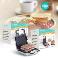 Trade Shop - elektrische plattenmaschine sandwich toast toaster pfannkuchen waffel panini TX-9713 - von TRADE SHOP TRAESIO