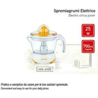 Trade Shop Traesio - Trade Shop - elektrischer entsafter 25 watt 700 ml automatischer druckentsafter hoomei HM-6905 - von TRADE SHOP TRAESIO