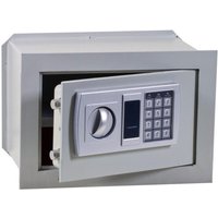 Trade Shop Traesio - Trade Shop - Elektronischer digitaler Zahlen-Wandtresor 31x20x20cm Sicherheit Dunkelgrau - von TRADE SHOP TRAESIO