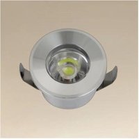 Trade Shop - faretto 1W led incasso soffitto IP20 argento mini spot segnapassi luce calda 00267 - von TRADE SHOP TRAESIO