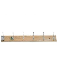 Trade Shop - Garderobenständer, Wandgarderobe, Holz, 6 Plätze - von TRADE SHOP TRAESIO
