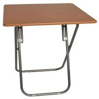 Trade Shop Traesio - Trade Shop - holztisch mit quadratischer tischplatte 69 x 60 x 60 cm klappbar - von TRADE SHOP TRAESIO
