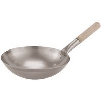Trade Shop Traesio - Trade Shop - padella wok in ferro cucina orientale professionale cinese giapponese 30CM - von TRADE SHOP TRAESIO