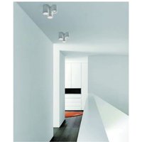 Trade Shop Traesio - Trade Shop - kronleuchter deckenleuchte fassung GU10 3 zylinder gips GS-C07-3 - von TRADE SHOP TRAESIO
