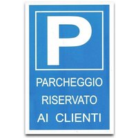 Trade Shop Traesio - Trade Shop - kundenparkplatzschild p warnschild - von TRADE SHOP TRAESIO