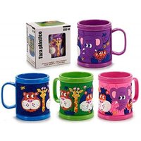 Trade Shop - kunststoff-getränkbecher tiere 350ML griff bunte kinder jungen glas - Trade Shop - kunststoff-getränkbecher tiere 350ML griff bunte kinder jungen glas - von TRADE SHOP TRAESIO