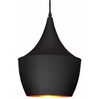 Trade Shop Traesio - Trade Shop - Pendelleuchte Vintage Industriestil Lampe E27 Anschluss Schwarz CO3824-2 - von TRADE SHOP TRAESIO