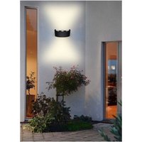 Trade Shop - LED-Außenwandleuchte 16 w crown IP65 up & down schwarz warmes kaltes natürliches licht - Trade Shop - LED-Außenwandleuchte 16 w crown IP65 up & down schwarz warmes kaltes natürliches licht - von TRADE SHOP TRAESIO