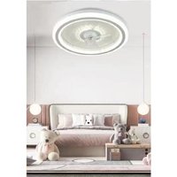 Trade Shop Traesio - Trade Shop - led deckenleuchte mit deckenventilator dimmbare fernbedienung 60003 - von TRADE SHOP TRAESIO