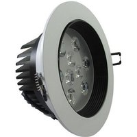 Trade Shop Traesio - Trade Shop - spring led-einbaustrahler mit flossen 3 5 7 9 12 15 18 w weisser rahmen - von TRADE SHOP TRAESIO