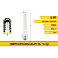 Trade Shop - led-lampe E27 9W warmweiss 3000K kalt 6500K natur 4000K 48D 2U04TC - Trade Shop - led-lampe E27 9W warmweiss 3000K kalt 6500K natur 4000K 48D 2U04TC - von TRADE SHOP TRAESIO