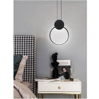 Trade Shop Traesio - Trade Shop - led hängelampe 10 w modernes metall schwarzes licht 3000K 6500K 4000K LP-01 - von TRADE SHOP TRAESIO