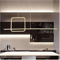 Trade Shop Traesio - Trade Shop - led-hängelampe 48W quadratisches design gold line IP20 küchenleuchte 6500K 33528 - Trade Shop Traesio - Trade Shop - led-hängelampe 48W quadratisches design gold line IP20 küchenleuchte 6500K 33528 - von TRADE SHOP TRAESIO