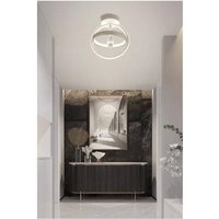Trade Shop Traesio - Trade Shop - led Kronleuchter 22W Kreis Deckenleuchte Pendelleuchte Deckenleuchte 4000K 3000K 6500K PN-02B - von TRADE SHOP TRAESIO