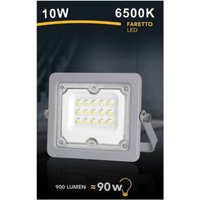 Trade Shop - faro-led 10 w ultra slim outer grey IP65 cold natur FS10W-G - Trade Shop - faro-led 10 w ultra slim outer grey IP65 cold natur FS10W-G - von TRADE SHOP TRAESIO