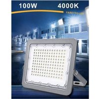 Trade Shop Traesio - Trade Shop - LED-Strahler 100W Ultra Slim Outdoor Grau IP65 Licht 6500K 4000K 3000K FS100 - Trade Shop Traesio - Trade Shop - LED-Strahler 100W Ultra Slim Outdoor Grau IP65 Licht 6500K 4000K 3000K FS100 - von TRADE SHOP TRAESIO