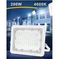 Trade Shop - LED-Strahler 200 Watt Ultraflach Außen Weiß IP65 Licht 6500K 4000K 3000K FS200W-B - Trade Shop - LED-Strahler 200 Watt Ultraflach Außen Weiß IP65 Licht 6500K 4000K 3000K FS200W-B - von TRADE SHOP TRAESIO