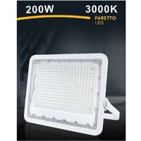Trade Shop - LED-Strahler 200 Watt Ultraflach Außen Weiß IP65 Licht 6500K 4000K 3000K FS200W-B - Trade Shop - LED-Strahler 200 Watt Ultraflach Außen Weiß IP65 Licht 6500K 4000K 3000K FS200W-B - von TRADE SHOP TRAESIO