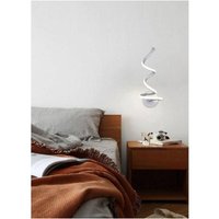Trade Shop - Spiralförmige Wandleuchte für den Innenbereich, led, 12 w, natürliches warmes und kaltes Licht, E24 - von TRADE SHOP TRAESIO