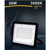 Trade Shop Traesio - Trade Shop - LED-Strahler, 50 w, ultraflacher schwarzer Außenstrahler, natürliches Licht, warm/kalt, FS50W-N - Trade Shop Traesio - Trade Shop - LED-Strahler, 50 w, ultraflacher schwarzer Außenstrahler, natürliches Licht, warm/kalt, FS50W-N - von TRADE SHOP TRAESIO