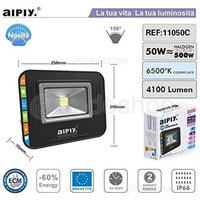 Trade Shop - LED-Strahler IP65 Kaltlicht Außenstrahler 50W Leistung 500W Hohe Helligkeit - Trade Shop - LED-Strahler IP65 Kaltlicht Außenstrahler 50W Leistung 500W Hohe Helligkeit - von TRADE SHOP TRAESIO