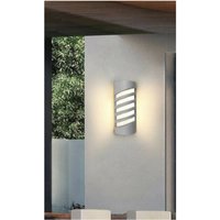 Trade Shop Traesio - Trade Shop - 12W LED-Wandleuchte für Außenbeleuchtung 3000K 6500K 4000K Grau IP65 ES56 - von TRADE SHOP TRAESIO