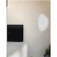 Trade Shop Traesio - Trade Shop - LED-Wandleuchte 3 ovale Nachttischlampe abat jour 12W Licht 6500K 3000K 4000K E33 - von TRADE SHOP TRAESIO
