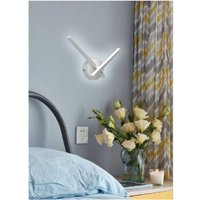 Trade Shop Traesio - Trade Shop - LED-Wandleuchte 6 w 2 gekreuzte Arme modernes Licht 3000K 4000K 6500K E67-B - von TRADE SHOP TRAESIO