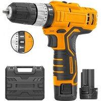 Trade Shop - lithium-ionen-akku-bohrschrauber 12V doppelte akkufunktion - von TRADE SHOP TRAESIO