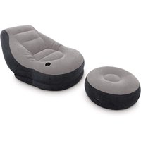 Trade Shop - poltrona lounge 99X130X76 cm mit poged 64X28 cm mit porta bicchiere 68564 - von TRADE SHOP TRAESIO