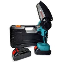 Trade Shop - mini elektrische kettensäge mit doppel-akku elektrische kettensäge 4'' lld-koffer - Trade Shop - mini elektrische kettensäge mit doppel-akku elektrische kettensäge 4'' lld-koffer - von TRADE SHOP TRAESIO