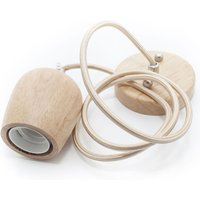Trade Shop Traesio - Trade Shop - minimal holz decke pendelleuchte halterung modernes design E27 - Trade Shop Traesio - Trade Shop - minimal holz decke pendelleuchte halterung modernes design E27 - von TRADE SHOP TRAESIO