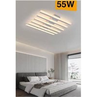 Trade Shop Traesio - Trade Shop - moderne led-deckenleuchte 55 watt weisses finish natürliches licht kalt warm C47-B - von TRADE SHOP TRAESIO