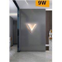 Trade Shop Traesio - Trade Shop - moderne led wandleuchte 9 w v lampe 3 lichttemperaturen AQ14-B3C - von TRADE SHOP TRAESIO