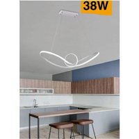 Trade Shop Traesio - Trade Shop - moderne geflochtene led-kronleuchter-aufhängung 38 w licht 6500K 3000K 4000K A07-B - von TRADE SHOP TRAESIO