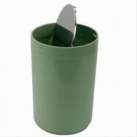 Trade Shop - Abfalleimer Abfalleimer Grün Badezimmermöbel Schwingdeckel 79879 - von TRADE SHOP TRAESIO