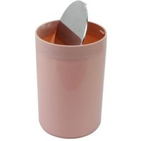 Trade Shop Traesio - Trade Shop - Abfalleimer Abfalleimer Pink Badezimmer Zubehör Schwingdeckel 79873 - von TRADE SHOP TRAESIO