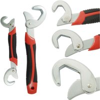 Trade Shop Traesio - Trade Shop - mehrfachschlüssel chrommuttern schrauben 3 in 1 universal selbstsichernd snap n grip 2 stk - Trade Shop Traesio - Trade Shop - mehrfachschlüssel chrommuttern schrauben 3 in 1 universal selbstsichernd snap n grip 2 stk - von TRADE SHOP TRAESIO