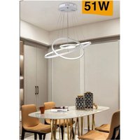 Trade Shop - pendelleuchte 51 w led form planet weiss 3 lichtfarbe A64-3C - Trade Shop - pendelleuchte 51 w led form planet weiss 3 lichtfarbe A64-3C - von TRADE SHOP TRAESIO