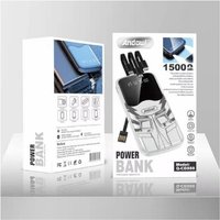 Trade Shop - powerbank 15000 mah Q-CD888 tragbare taschenlampe mit led-licht lädt bis zu 5 geräte - von TRADE SHOP TRAESIO