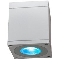 Trade Shop Traesio - Trade Shop - Deckenleuchte quadratisch Strahler wasserdicht Decke GU10 Badewanne Dusche Kabine Badezimmer 230V - Weiß von TRADE SHOP TRAESIO