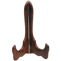 Trade Shop Traesio - Trade Shop - Tellerhalter für quadratische Teller, 33 x 15,5 cm, aus lackiertem Holz - von TRADE SHOP TRAESIO