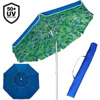 Trade Shop Traesio - Trade Shop - ombrellone mare spiaggino alluminiino grande 200CM tropical mit custodia - von TRADE SHOP TRAESIO