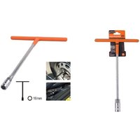 Trade Shop Traesio - Trade Shop - 16 mm t-griff-ringschlüssel mit sechskant-steckschlüssel cr-v 91612 - von TRADE SHOP TRAESIO