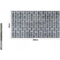 Trade Shop - rolle klebefilm pvc ziegel grau 45CM x 2MT haus möbel schubladen 71275 - Trade Shop - rolle klebefilm pvc ziegel grau 45CM x 2MT haus möbel schubladen 71275 - von TRADE SHOP TRAESIO