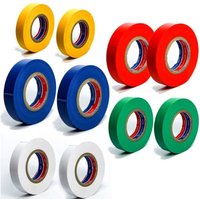 Trade Shop Traesio - Trade Shop - farbige isolierte pvc-bandrolle 0,13 mm x 17 mm x 20 yds hohe klebkraft - von TRADE SHOP TRAESIO
