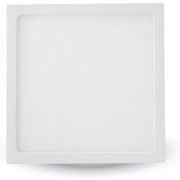 Trade Shop - Runde oder quadratische LED-Deckenleuchte für Oberflächenpaneel, 25 w, warm/kalt, Natur - Platz von TRADE SHOP TRAESIO