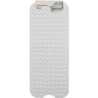 Trade Shop Traesio - Trade Shop - tappetino per vasca antiscivolo 100 x 40 cm tappeino doccia in pvc 79738 bianca - von TRADE SHOP TRAESIO